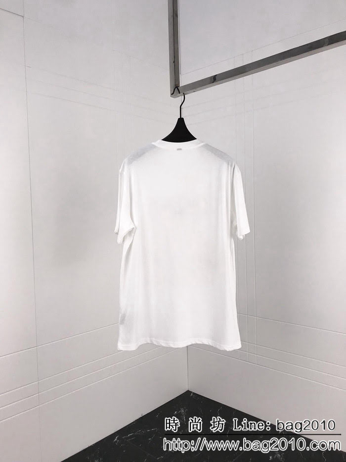 BURBERRY巴寶莉 19ss早春 全新logo系列 小熊貼布圖案短袖 原版純棉面料 高版本男女同款 ydi2259